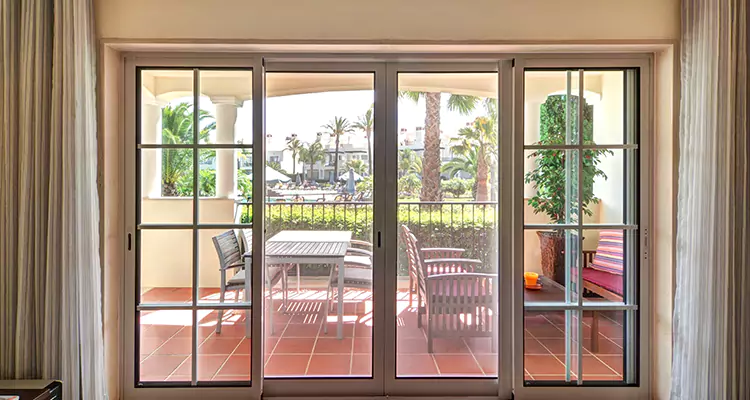 Double French Doors Interior Repair in West Palm Beach, FL