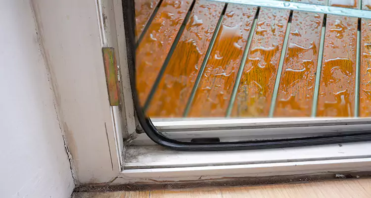 Water Leaking Wooden Patio Doors Repair in West Palm Beach, FL