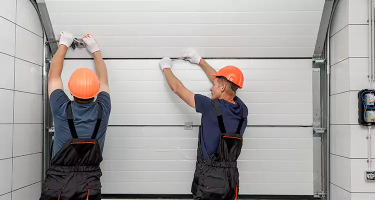 Garage Door Bottom Panel Repair in West Palm Beach, FL