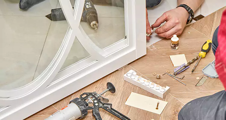 Interior Patio Door Casing Repair in West Palm Beach, FL
